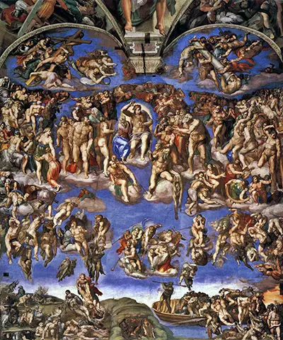 Last Judgement Painting Michelangelo